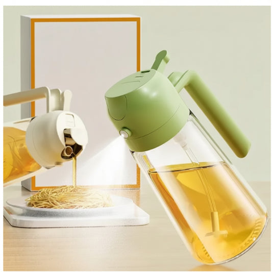 Oil Dispenser & Mist Spray Bottle – Kitchen Oil Sprayer for Healthy Cooking
