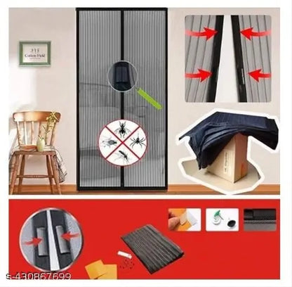 Magnetic Mosquito Net for Door – Self-Closing Mesh Screen (No Drilling)