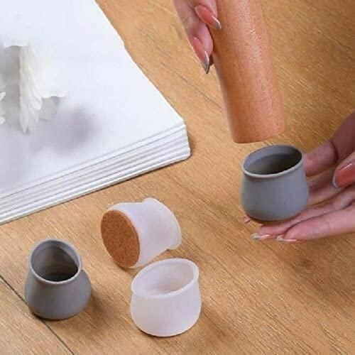 Rubber Chair Leg Caps – Non-Slip Floor Protector Pads (Pack of 4)