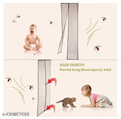Magnetic Mosquito Net for Door – Self-Closing Mesh Screen (No Drilling)